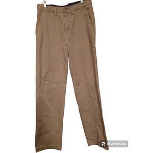 Nautica The Deck Pant Mens Khaki Pants Size 30W x32L Flat Front Chinos